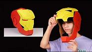 How To Make Iron Man Helmet from Cardboard