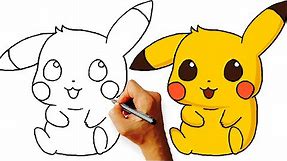 How to Draw Chibi Pikachu (Pokemon) Step by Step