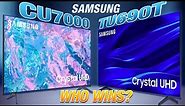 Samsung CU7000 VS TU690T - Who Wins? | The Best 4K UHD Smart TV Comparison!