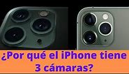 ¿Por qué el iPhone tiene 3 cámaras?