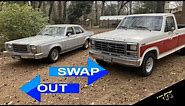 79 FORD GRANADA 80 F100 SWAP OUT. PREPARING 1980 F100 FOR HOT ROD POWER TOUR 2023