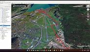 how to create and animate track, route in Google Earth