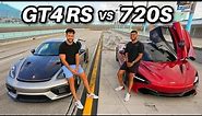 Porsche GT4 RS VS McLaren 720S - If You Could Only Have One (TRACK REVIEW)