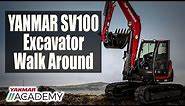 YANMAR SV100 Excavator Walkaround