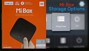 Mi Box Storage Options & Connect USB Drive