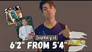 Real Journey of 6'2" from 5'4" height (WATCH BEFORE 22) | Best way to increase height