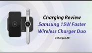 Charging Review of Samsung 15W Faster Wireless Charger Duo (Galaxy Watch & Earbuds)