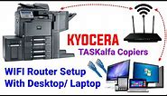 Kyocera TASKalfa 3501i, 4501, 5501i Connect PC With Wifi Router