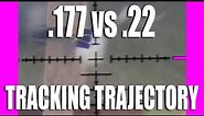 Tracking Trajectory - .22 vs .177 airgun pellets