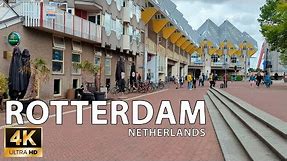 Rotterdam — Center Walking Tour / Netherlands 🇳🇱 - 4K 60fps (UHD)