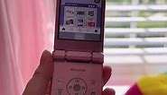 Introducing my docomo flip phone 😚 #pink #flipphone #docomo #docomoflipphone