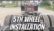 How to Replace Semi Truck 5th Wheel step by step - Part 2 - 5th Wheel Installation
