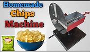 Home Made Potato Chips Cutting Machine || manual chips machine || potato slicer And wafer machine