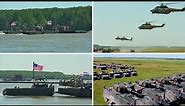 Military Operations: US and Romanian Forces Cross the Danube River in Romania