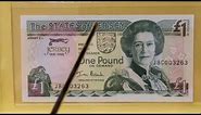 800 Years of Jersey Celebrated on a 1 Pound banknote!