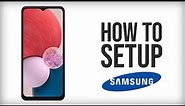 Samsung Galaxy A13 - How to Setup and add a SIM Card