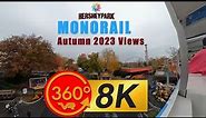 Experience Hersheypark Monorail | Autumn Scenic Views | 8K 360 VR