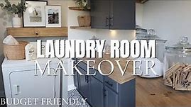 Extreme Laundry room makeover on a budget | DIY Makeover | Massive Transformation start to finish |