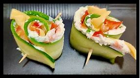 Cucumber Roll Ups | High Protein Evening Snack |Quick & Easy Snacks | Cucumber Starters