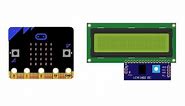 Use of the LCD I2C 1602 display by the Micro:bit board