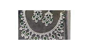 Cubic Zirconia Diamond Cut Style Set..Available in 3 Colors Ruby Emerald Sapphire #wesellfantasies | Fantazia