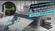 🔥NEW 360° Rotary Heat Press Machine for DTF/ UV DTF/ Sublimation/ Vinyl Heat Transfer Printing
