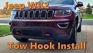Jeep Grand Cherokee Tow Hook Installation | 2015-2022 WK2
