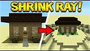 WORKING SHRINK RAY! - SHRINK EVERYTHING IN MINECRAFT!