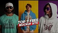 Top 7 BEST Websites for FREE T-shirt Mockups