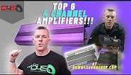 THE TOP 6 CAR AUDIO 4 CHANNEL AMPLIFIERS AT DOWN4SOUNDSHOP.COM!