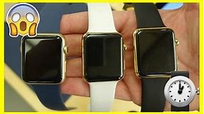 3 Gold Apple Watches!
