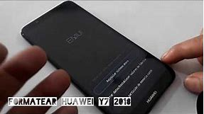 Formatear Huawei Y7 2018