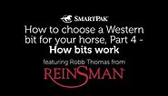 How to choose a Western bit for your horse, Part 4 - How bits work