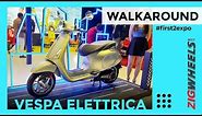 Vespa Electric Scooter Walkaround | Features, Range, Launch Details | Auto Expo 2020 | ZigWheels