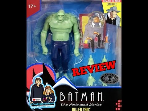 PLATINUM KILLER CROC BATMAN THE ANIMATED SERIES MCFARLANE TARGET EXCLUSIVE HEX FIGURE UNBOXING