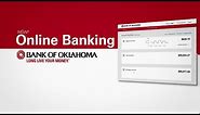 Bank of Oklahoma Online Banking