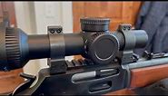 Mounting a Riflescope on a lever action Marlin 336 .30-30 using vertical split rings .