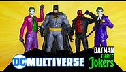 McFarlane Toys DC Multiverse Batman Three Jokers Batman, Red Hood, Criminal and Clown Figure Review