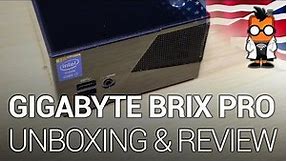 Gigabyte Brix Pro Intel Core i7 quadcore Mini PC - Unboxing & Overview [ENG]