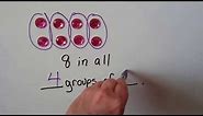 Grade 2 Math 12.9, Making equal groups (division)