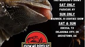 What a weekend ahead! We have five... - Show me reptile show