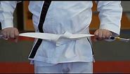 Taekwondo Belt Tying | Tips to tie it fast!