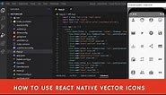 How to use React Native Vector Icons | React Native | Android App | React Native Vector Icon Project