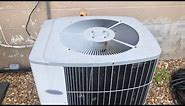 1996 Carrier Tech 2000 4 ton air conditioner starting up & more