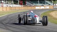 1936 Auto Union Type C V16 Sound In Action at Goodwood FOS