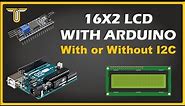 Interfacing 16x2 LCD with Arduino Uno | 16x2 LCD Arduino I2C
