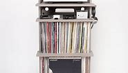 Line Phono: Turntable Stand   Vinyl Storage, Made In the USA