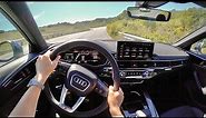 2021 Audi S4 POV Driving Impressions - is it better than the TLX Type S?