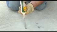 How to Anchor Bolts, Railings and Rebar in Concrete