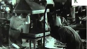 1950s UK Women Factory Workers, Looms